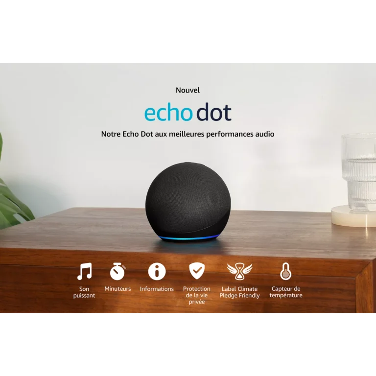 Amazon Echo Dot (5th Generation) – Charcoal | Smart Speaker With Alexa 3 0840080539898 h f l 1 Homilogue – Crafted for You